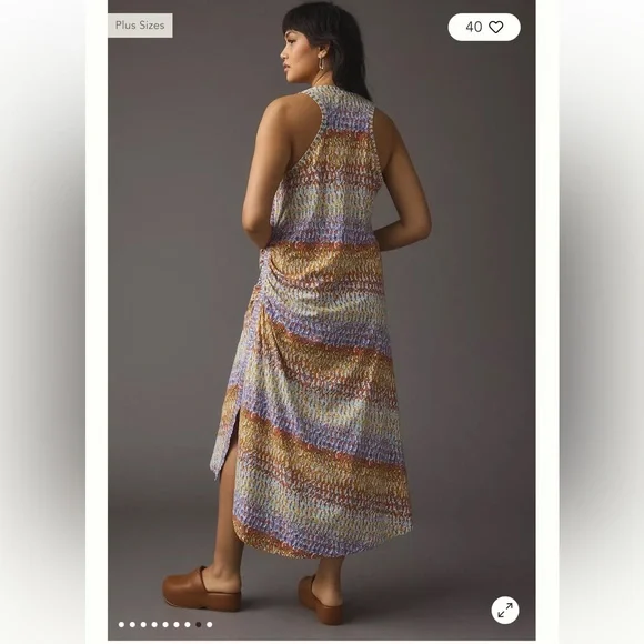 NWT Daily Practice by Anthropologie Mock-Neck Treasure Dress - Picture 4 of 14